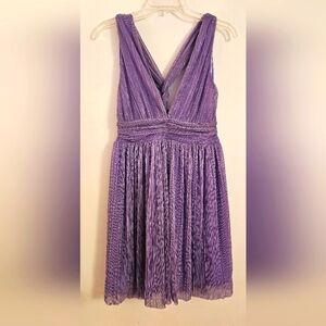 Sparkly Purple Sleeveless Dress